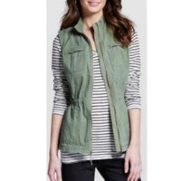 Merona Jackets & Blazers - Army Green Vest